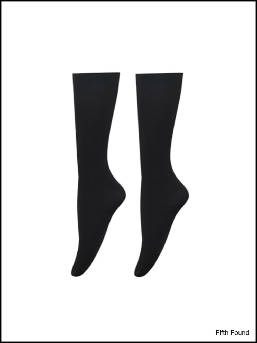 Opaque Stretchy Nylon Knee High Stockings Trouser Socks